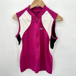 Louis Garneau Pink Bike Jersey // S